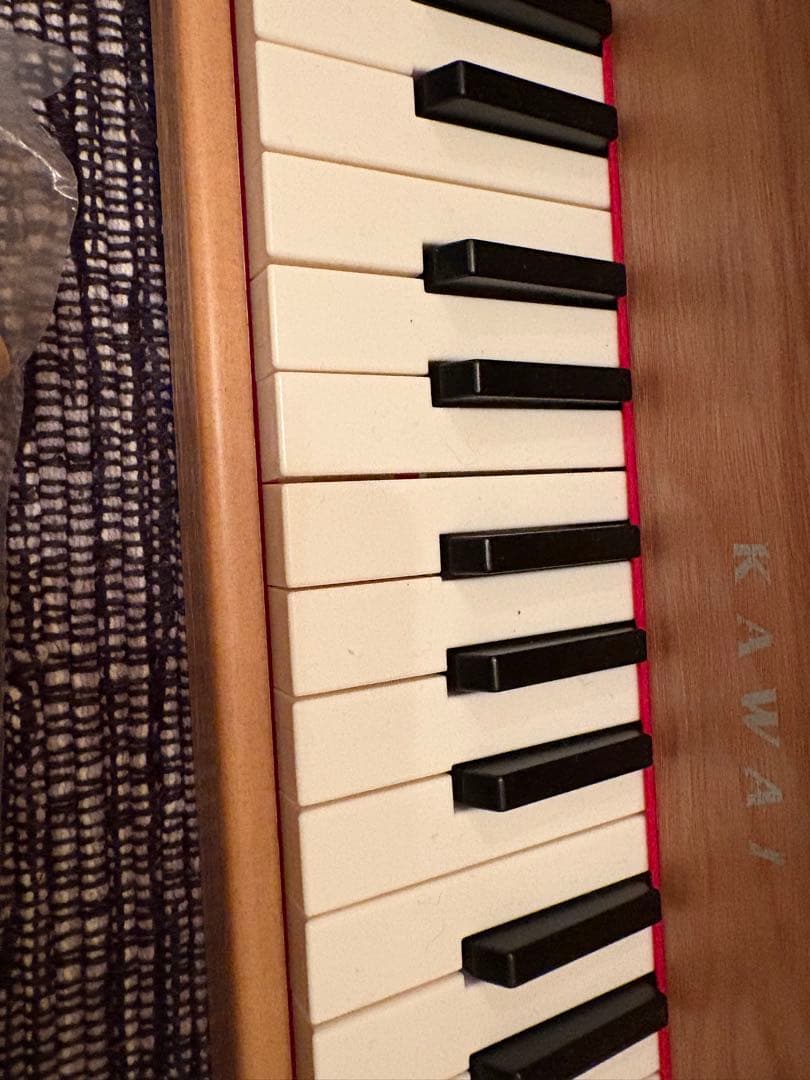 【美品】KAWAI カワイ ミニピアノ ナチュラル おもちゃ