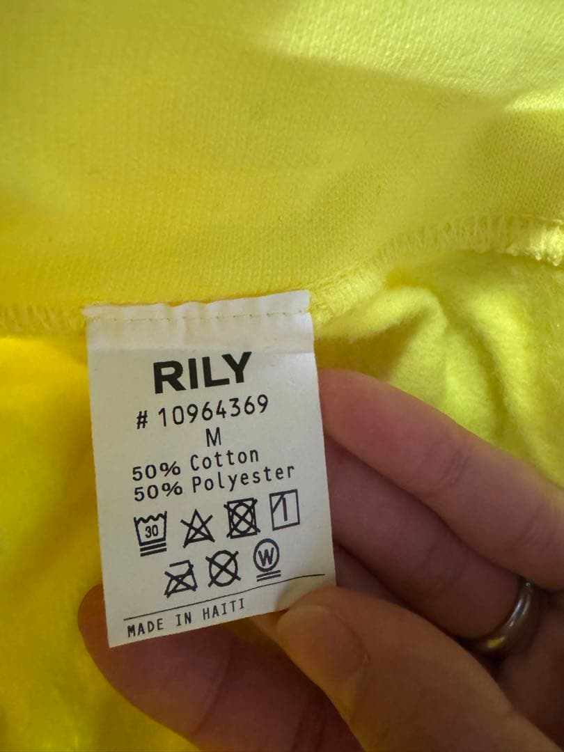 今市隆二 Rily パーカー Mサイズ　イエロー