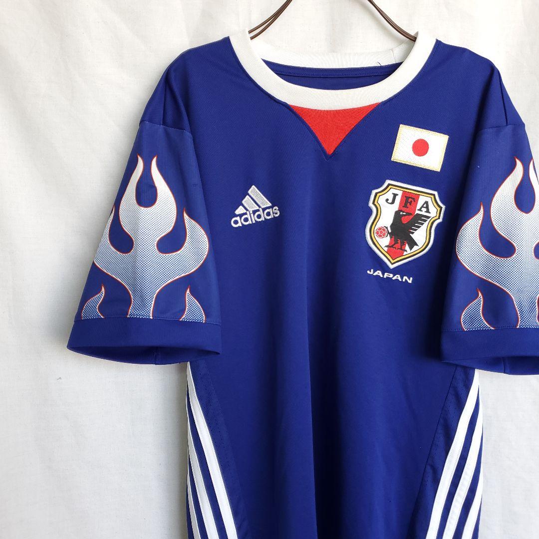 希少 日本代表 ユニフォーム フランスW杯 炎モデル 98年 復刻 モデル 青