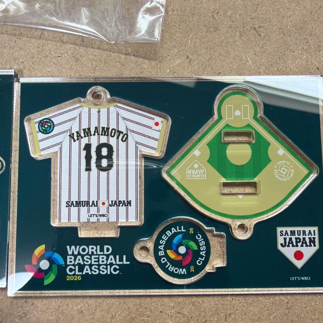 【激レア】大谷翔平&山本由伸WBCアクリルスタンドキーホルダー