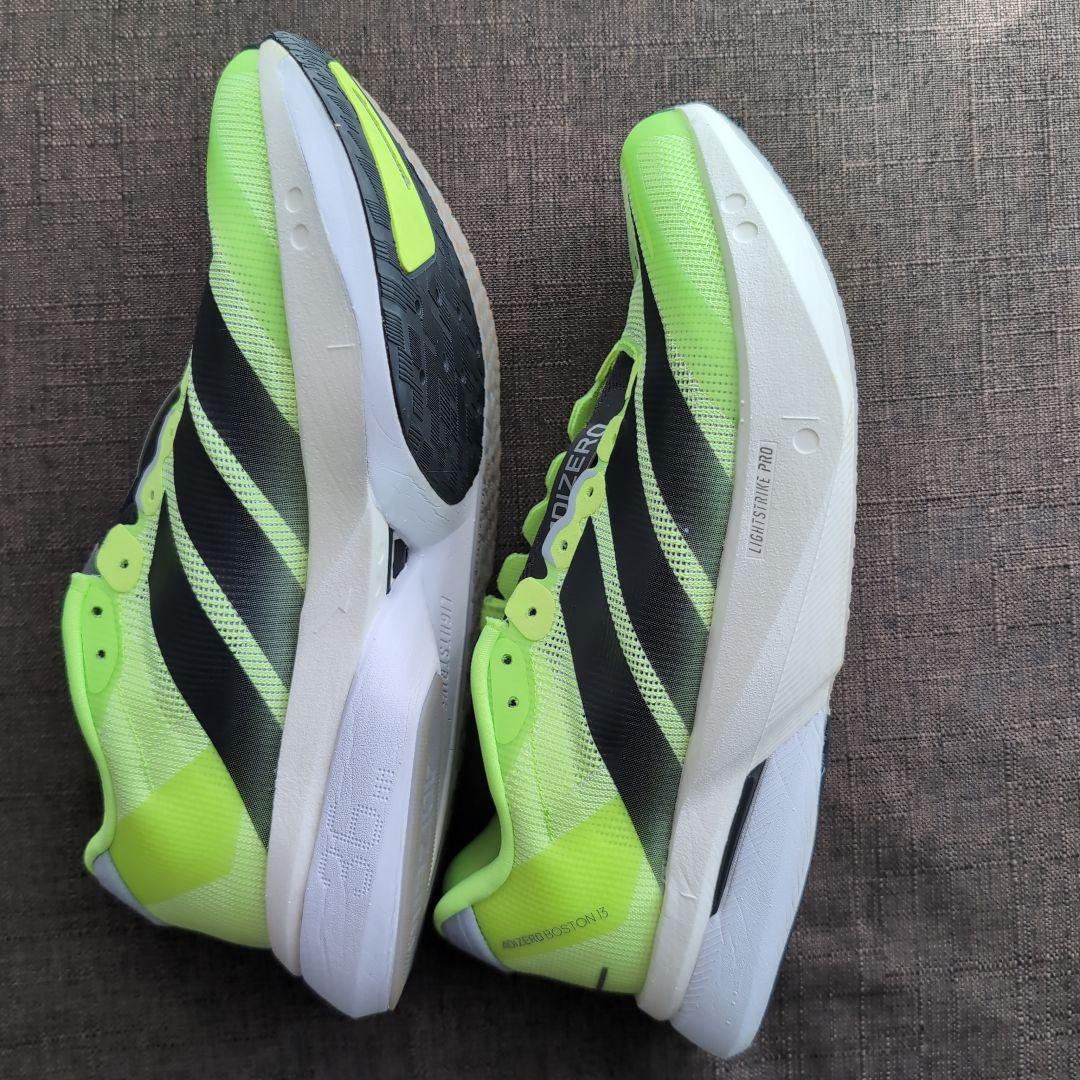 adidas ADIZERO BOSTON 13 26.0cm ネオンイエロー
