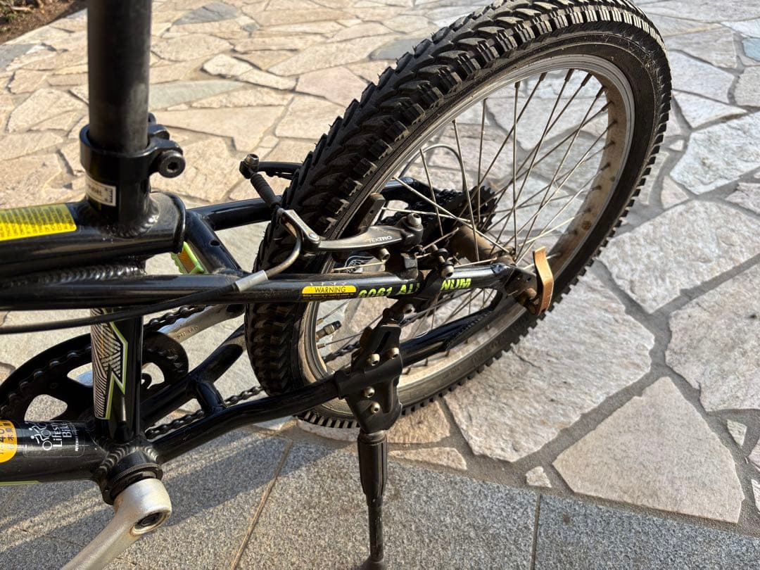 GTキッズ用自転車 AGGRESSOR20 ブラック/グリーン 引取り限定