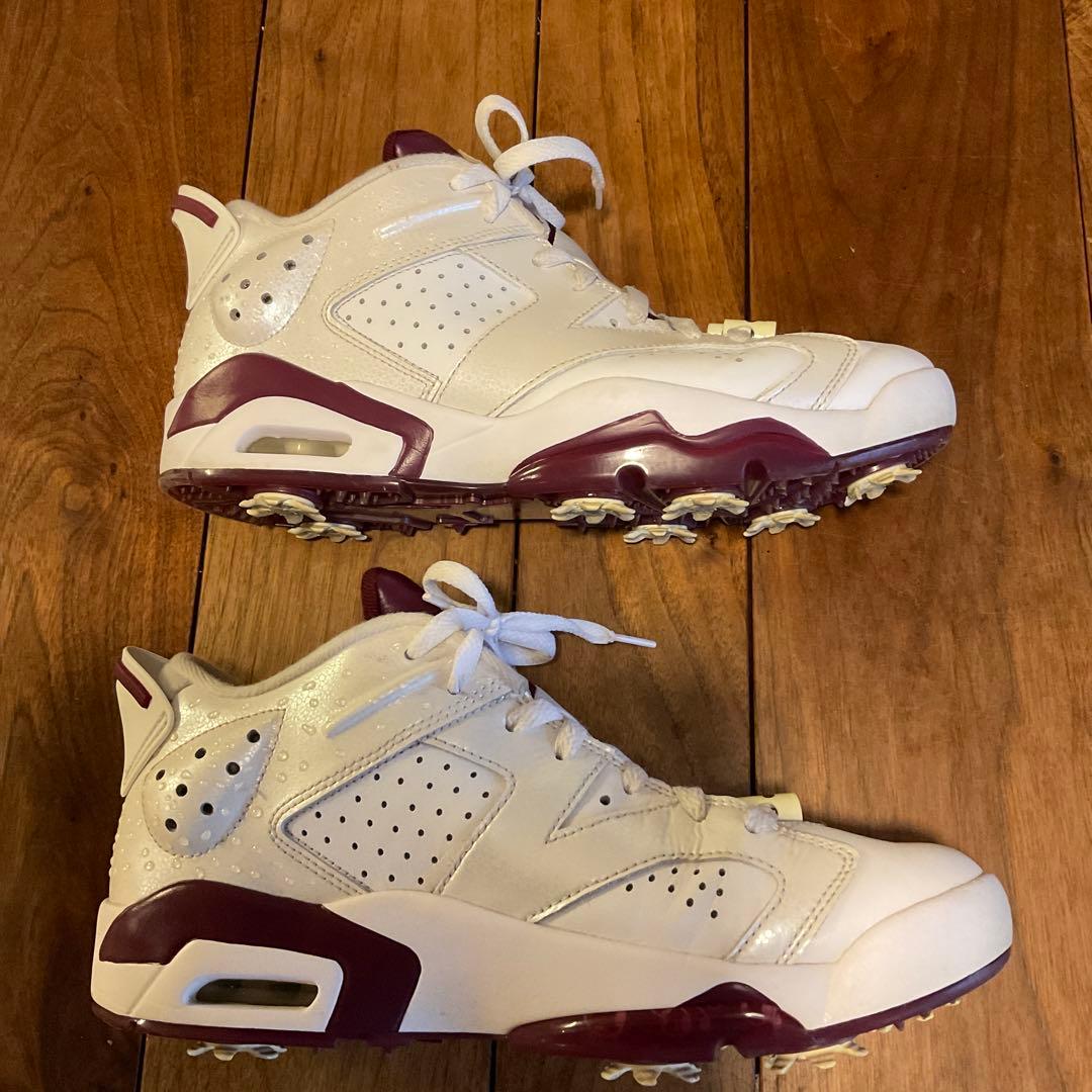 ナイキNIKE エアジョーダン6 RETRO LOW GOLF NRG ボルドー