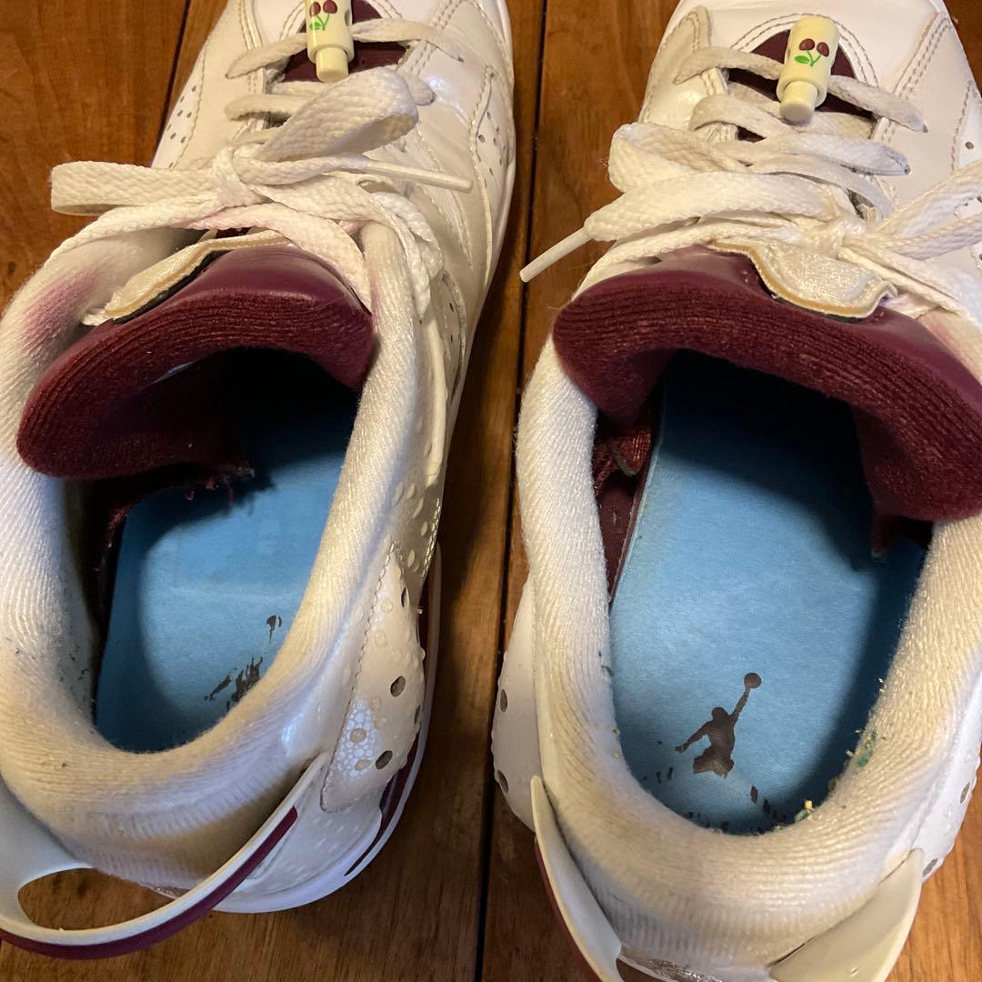 ナイキNIKE エアジョーダン6 RETRO LOW GOLF NRG ボルドー