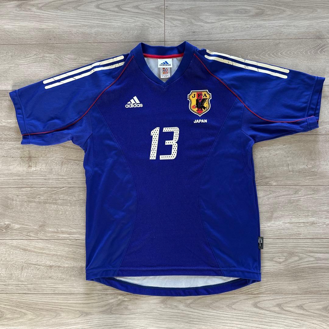 adidas サッカー日本代表　レプリカ　ユニフォーム M 柳沢敦　13 日本製