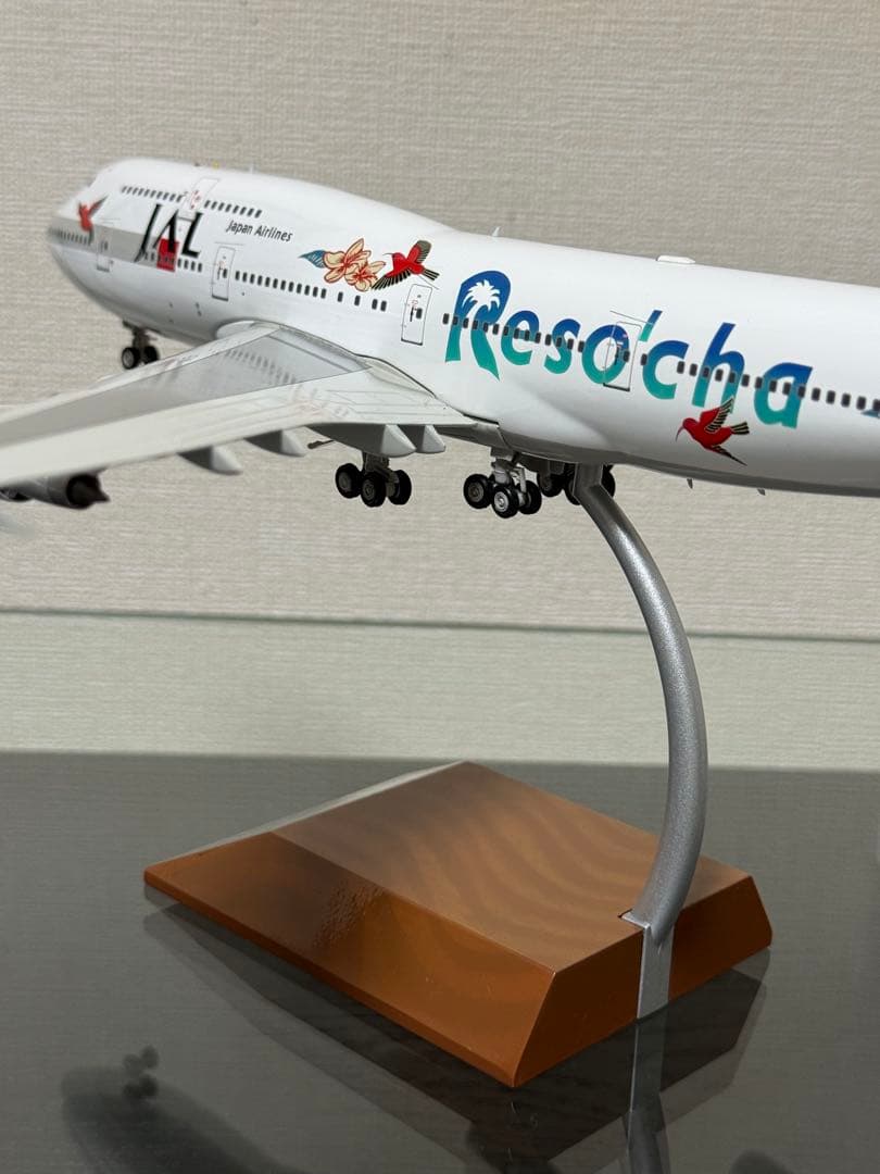 JAL日本航空B747 リゾッチャ塗装1/200 ダイキャストモデル