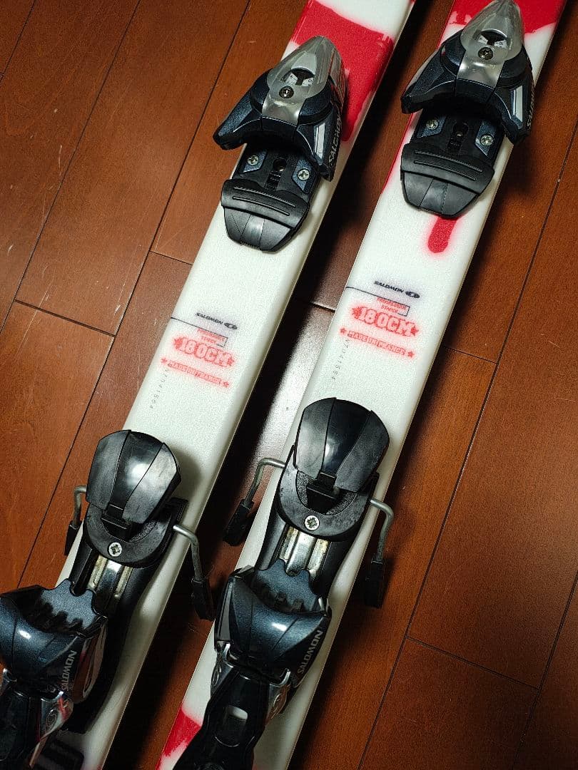 【ファットスキー☆】180cm　SALOMONスキーセット♪　送料無料！