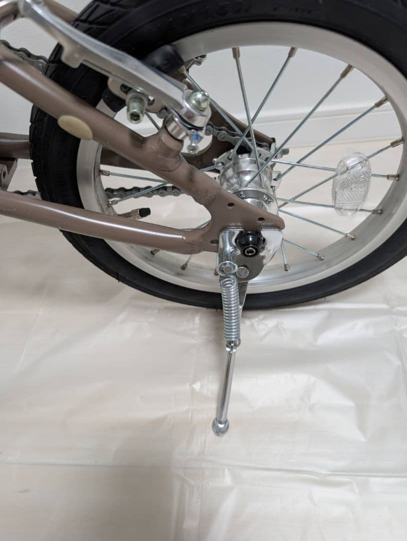 CAPTAIN STAG 折りたたみ自転車カーキ１４インチ