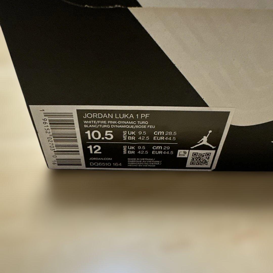 Air Jordan バスケットボールシューズ ホワイト/マルチカラー　ルカ 1
