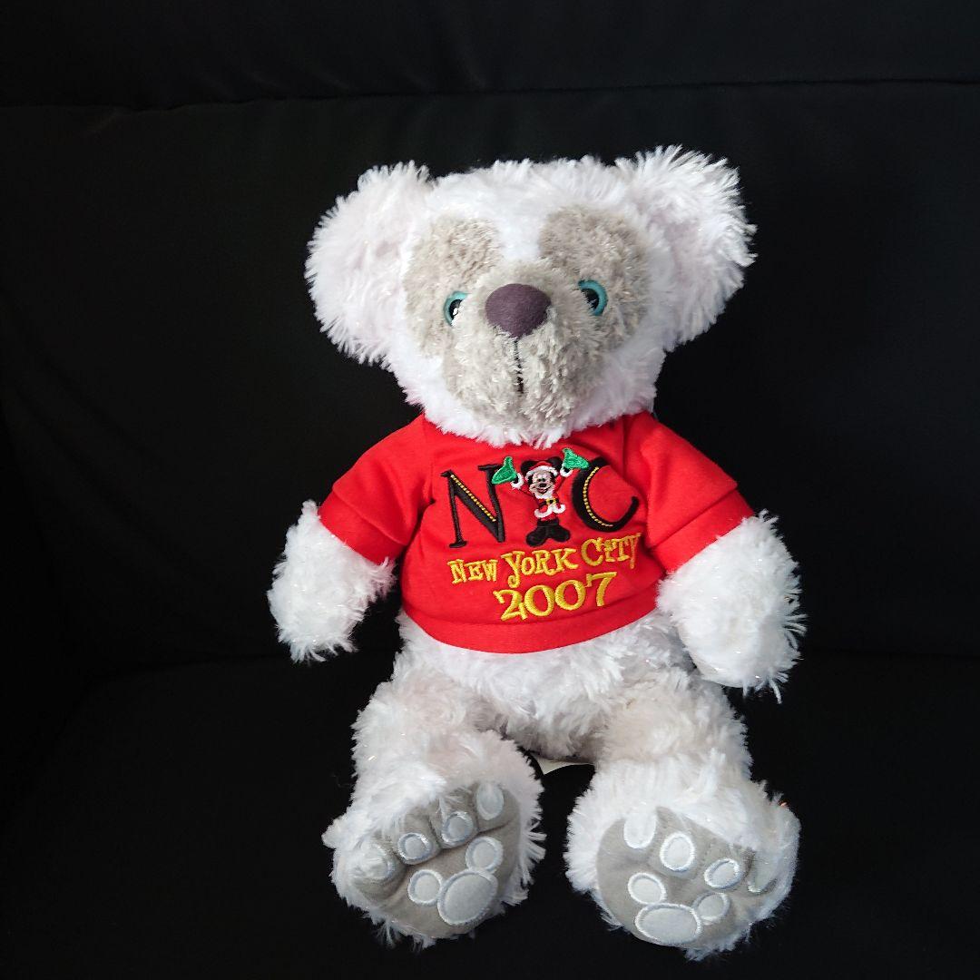 新品タグ付き WDW ホワイトダッフィー NYC 2007 ぬいぐるみ