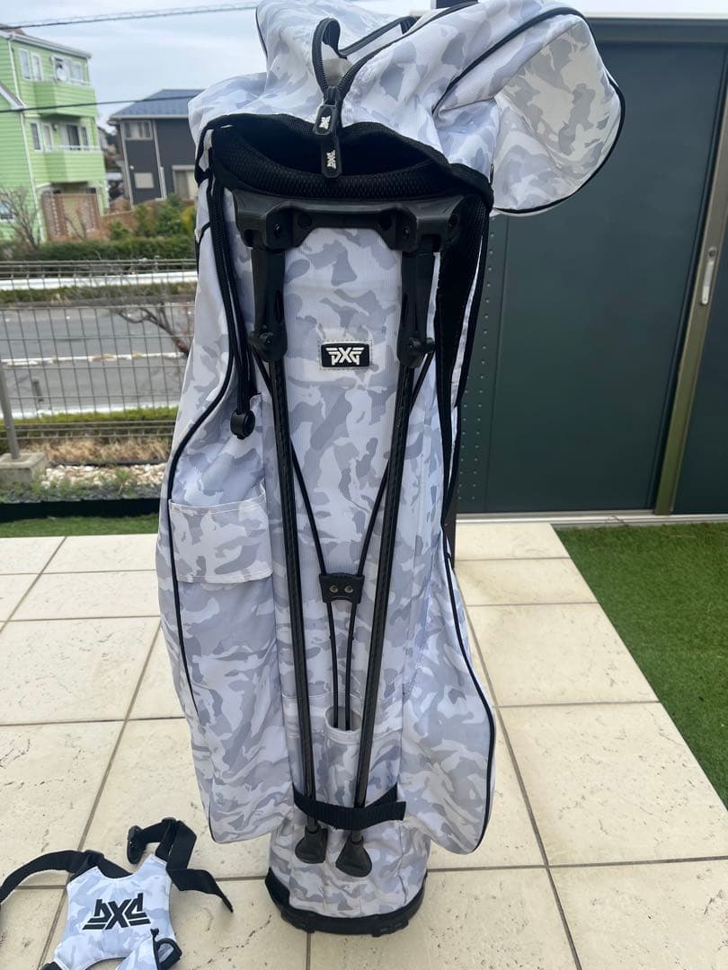PXG キャディバックFAlRWAY CAMOスタンド式