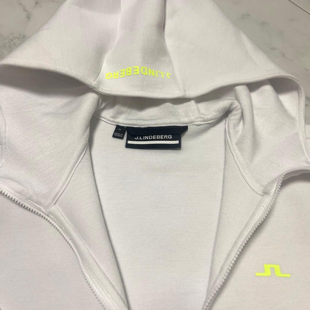J.LINDEBERG 　レディースM 白　パーカー