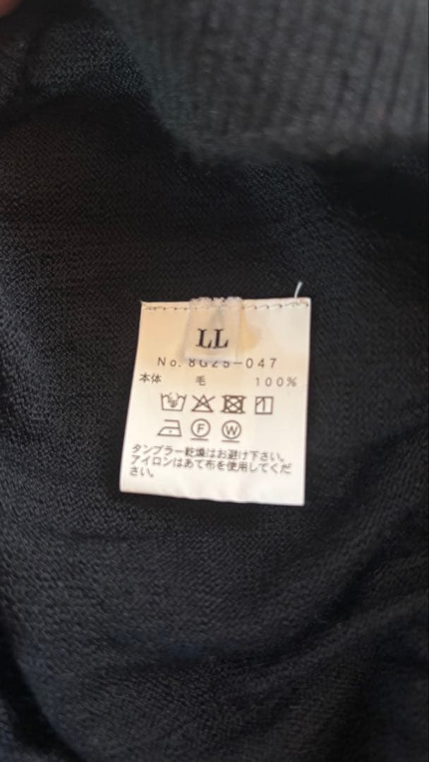 メンズウェア 8G SHOOT MOCK NECK KNIT SWEATER -BLACK-