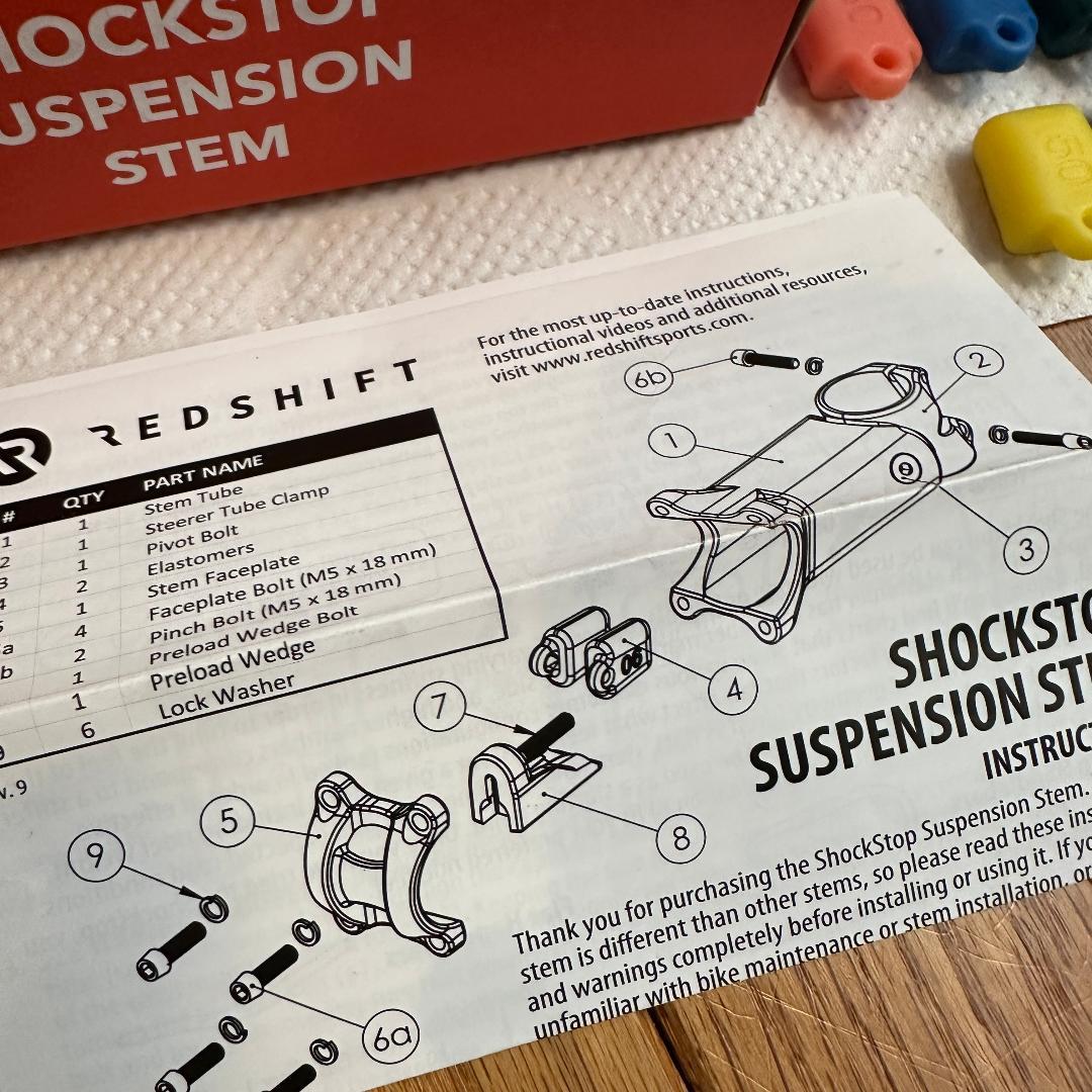 REDSHIFT ShockStop Stem 1-1/4 120mm ±6°