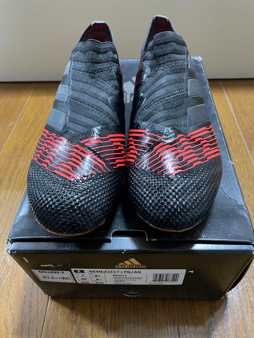 シューズ adidas NEMEZIZ 17+ FG/AG gold black 25cm