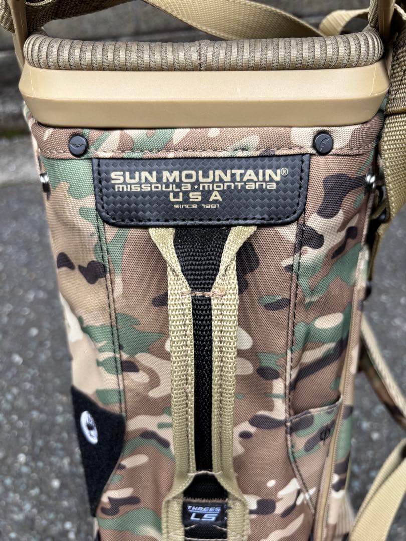 SUN MOUNTAIN 3.5LS スタンド キャディバッグ 9型 カモフラ