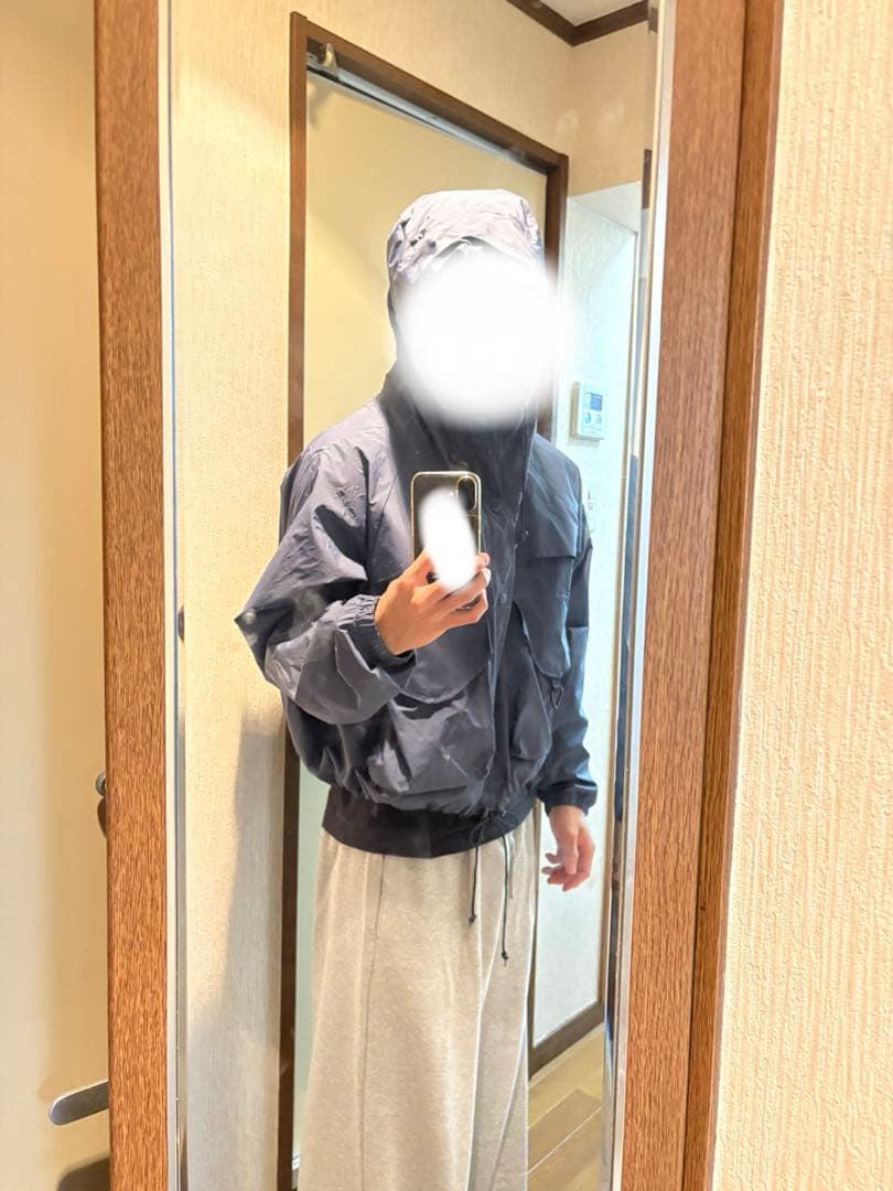 ネイビーフィッシングジャケット
