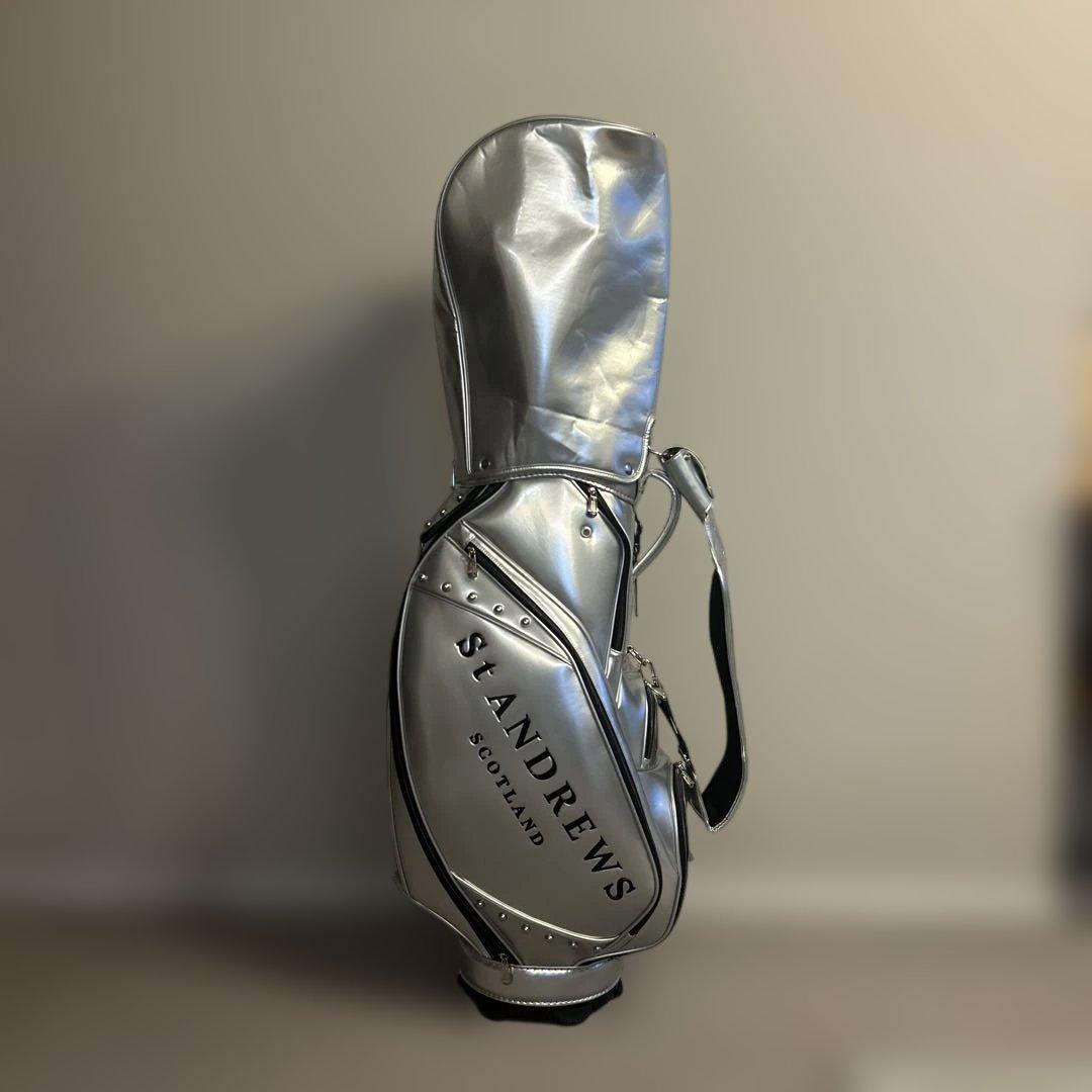 《新品》St ANDREWS シルバー キャディバッグ✨