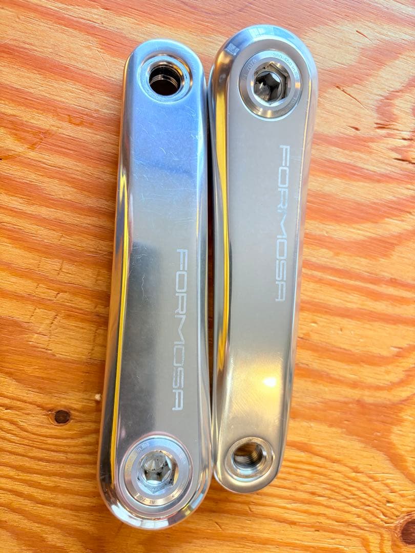 FORMOSA アルミニウム クランクセット シルバー 155mm 美品