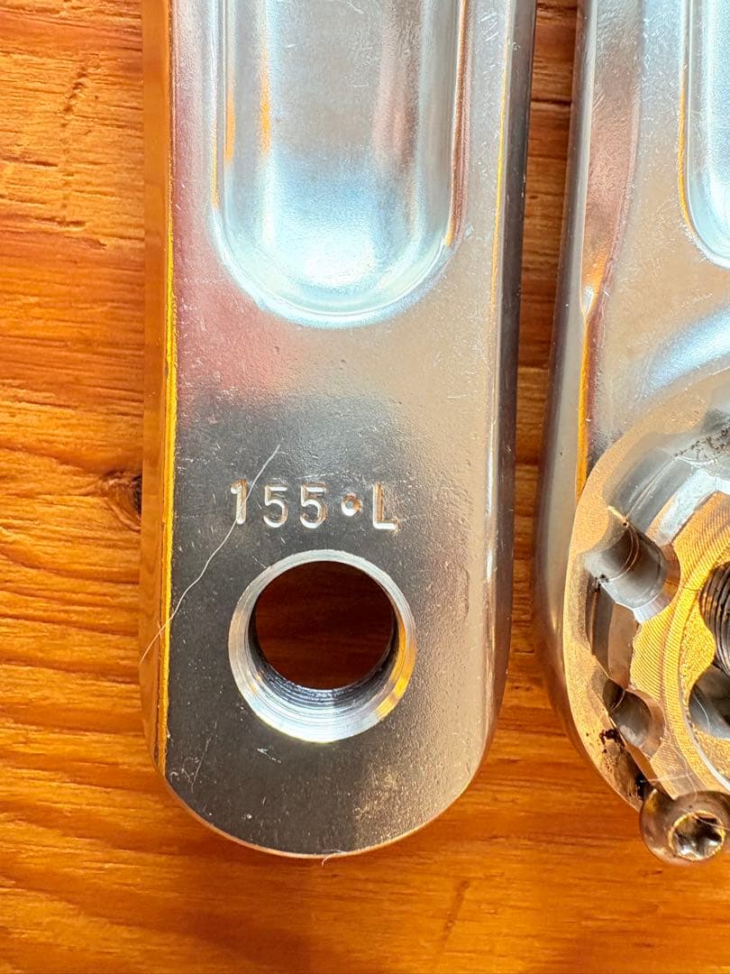 FORMOSA アルミニウム クランクセット シルバー 155mm 美品