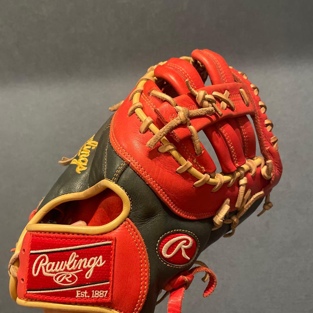 Rawlings Gold Glove 軟式グローブ 赤黒