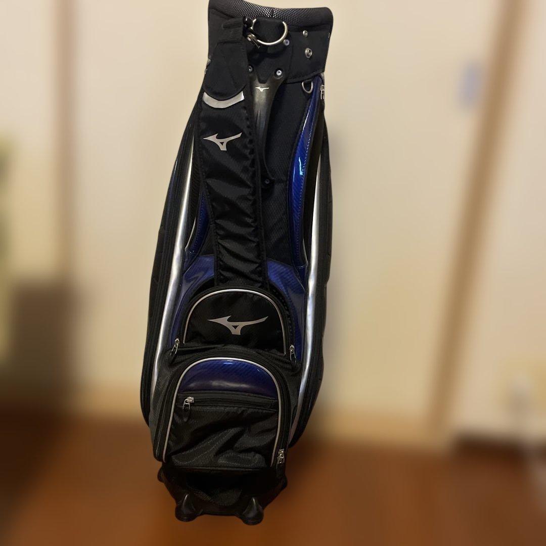 Mizuno Pro キャディバッグ 黒/青