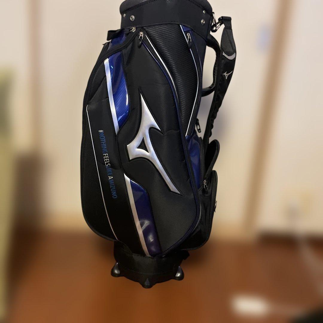 Mizuno Pro キャディバッグ 黒/青