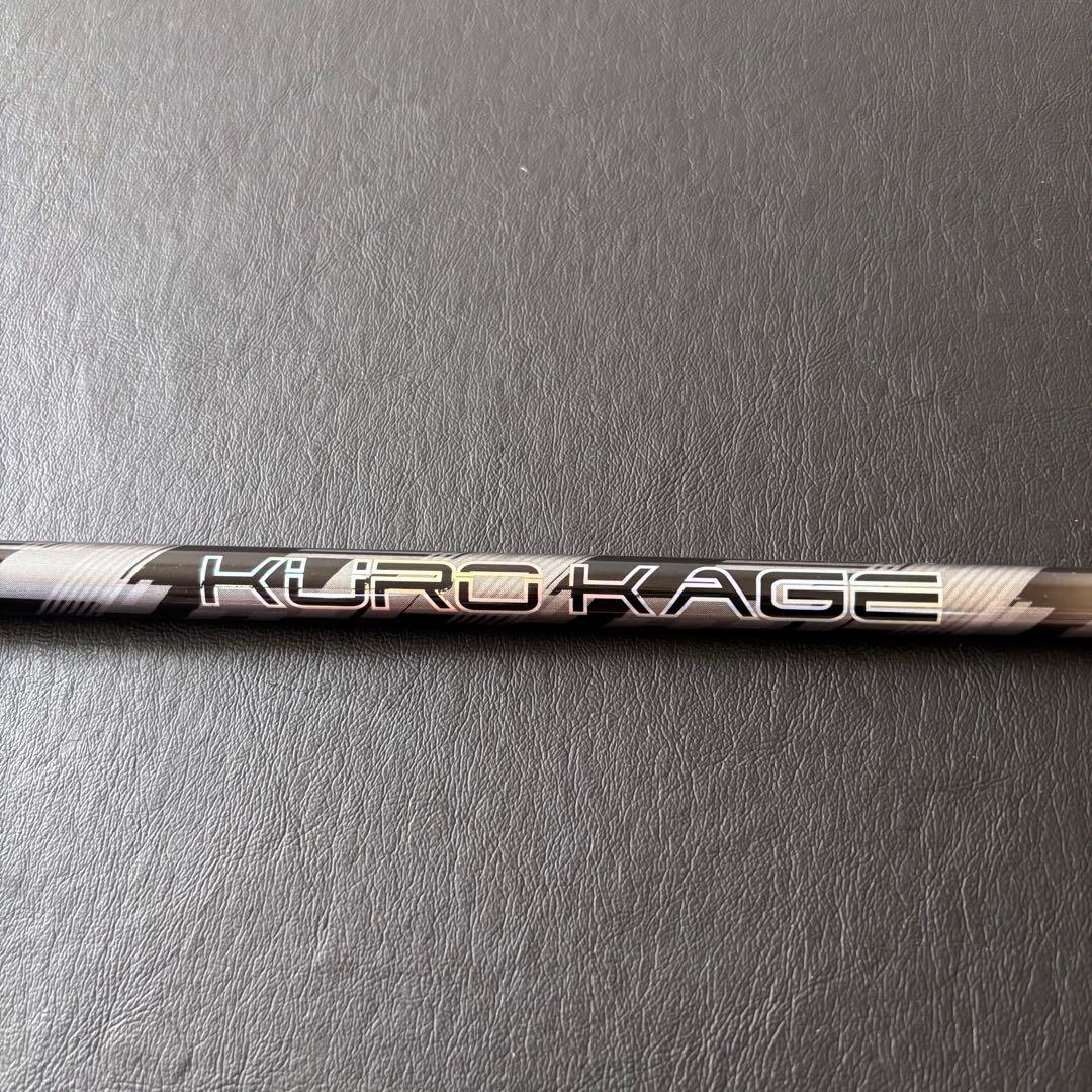 未使用に近いゴルフクラブシャフトKUROKAGE XM70タイトリスト3ウッド用