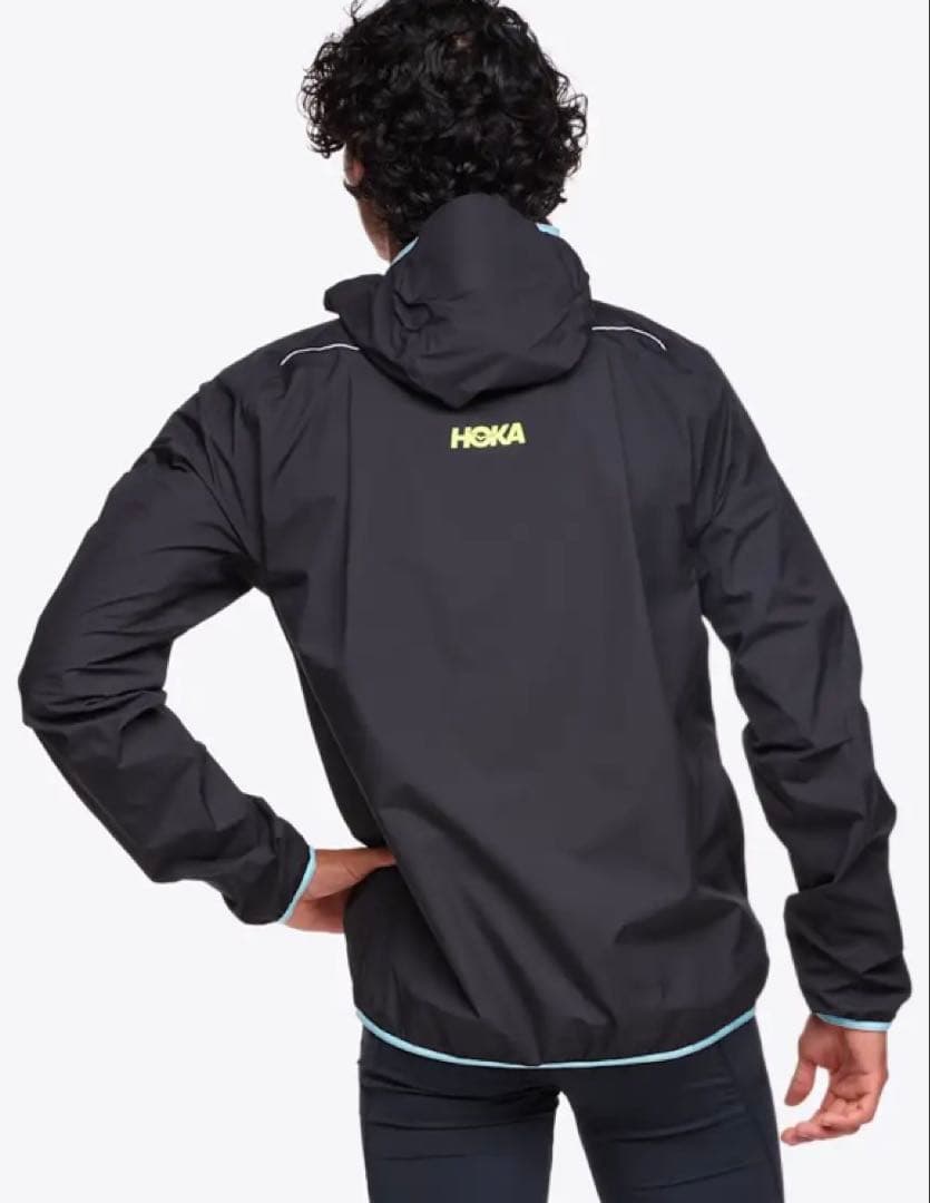 HOKA 　Tecksy Waterproof Jacket ブラック XS