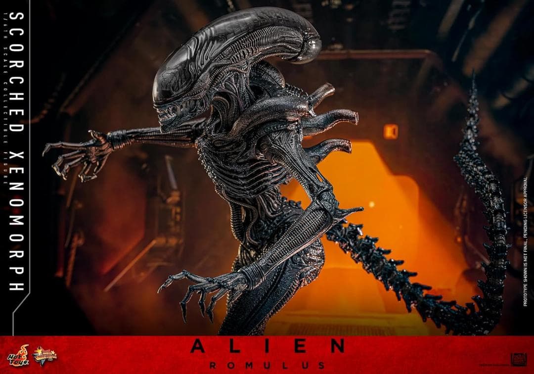 ムービー・マスターピース エイリアン:ロムルス スコーチド・ゼノモーフ 1/6