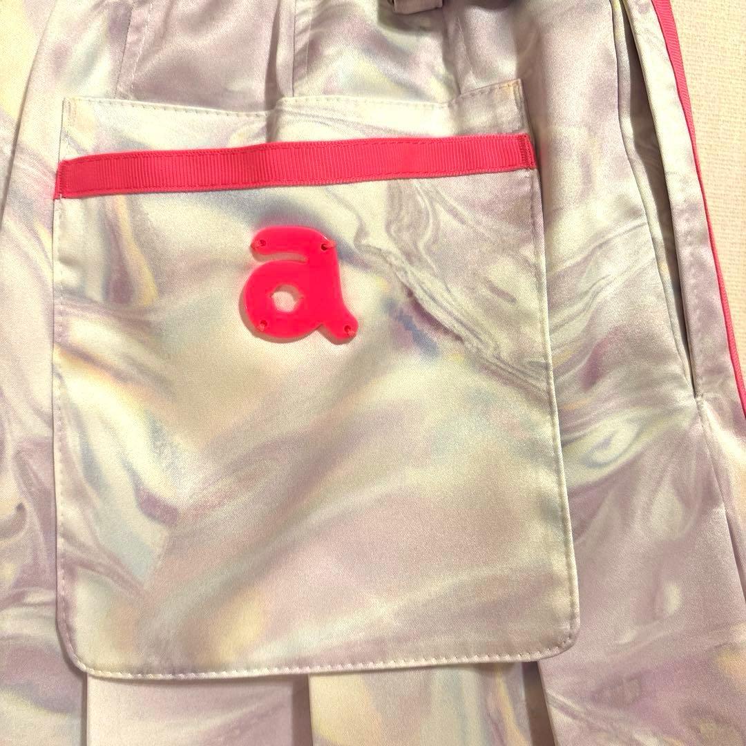 アルチビオ サイドラインプリーツスカート 36 ピンク ウエスト細め