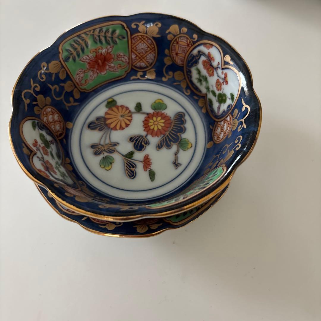 古伊万里☆新品 金蘭手　清秀窯 料理揃(小鉢5・小皿5)