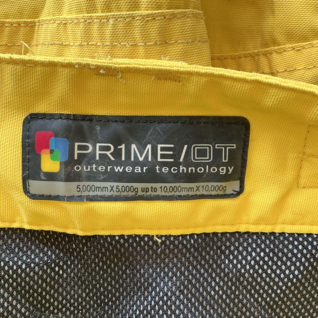 高機能OrageスノーボードパンツSオラージュ スキーウェア黄色PRIME/OT