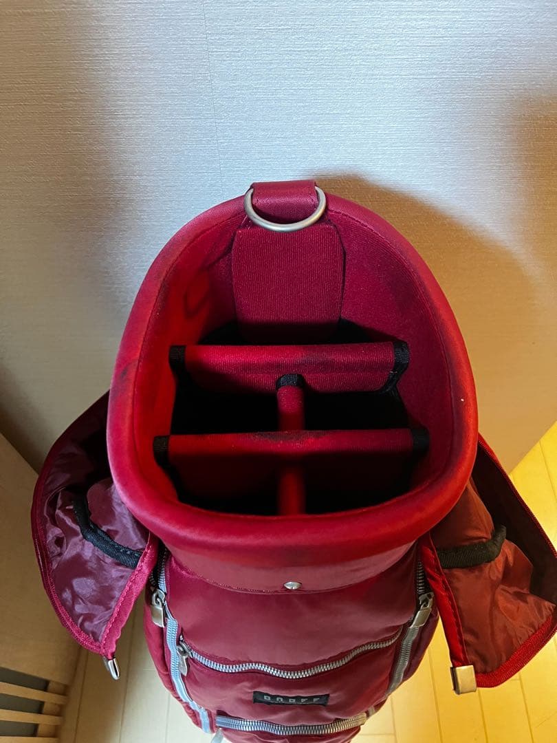 ONOFF ゴルフバッグ レッド