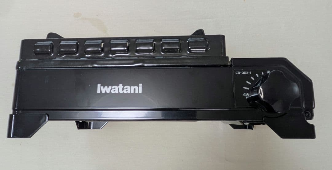イワタニ Iwatani 岩谷 カセットコンロ タフまる 黒　焼肉プレート付き