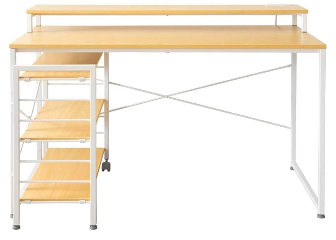 ラック付きパソコンデスク 120cm