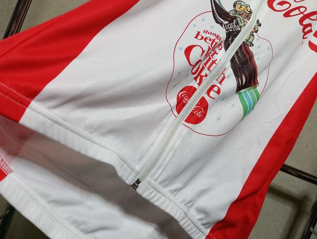 【激レア！】Santini × コカ・コーラ サイクルジャージ M（イタリア製）