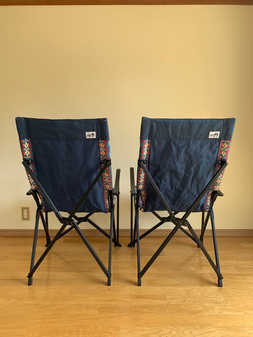 PENDLETON ×ADIRONDACK アウトドア用ハイバックチェア 2脚
