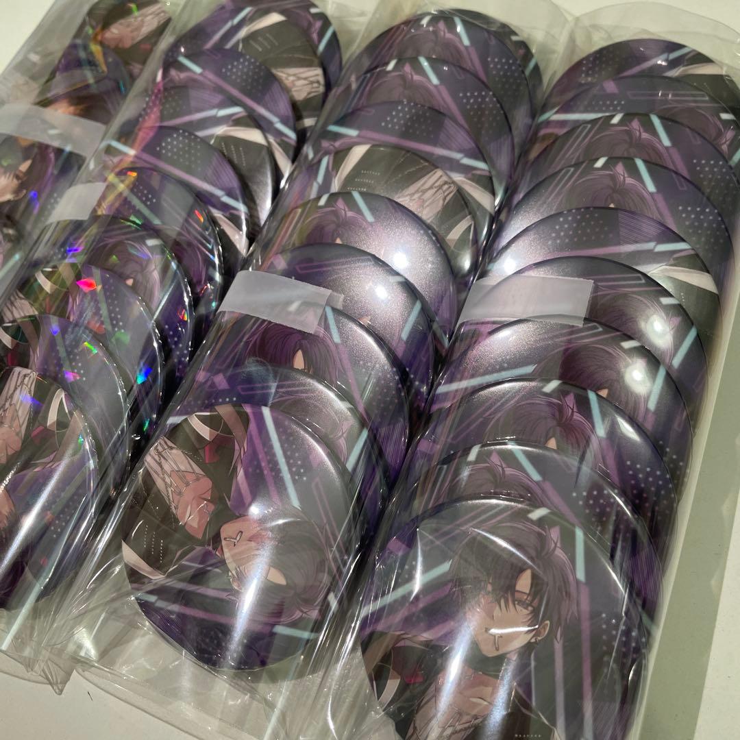 O2.志麻 缶バッジ violet 志麻ワン2023 等身