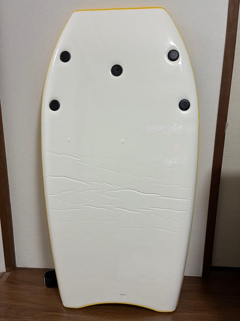 MSB ボディボード イエロー ハンドル付き　カバー付き