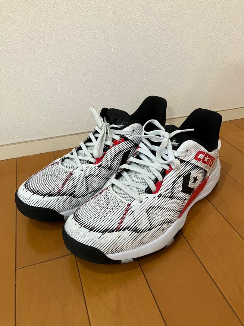 converse アクセレレーター LOW 29cm 2足セット（黒・白赤）