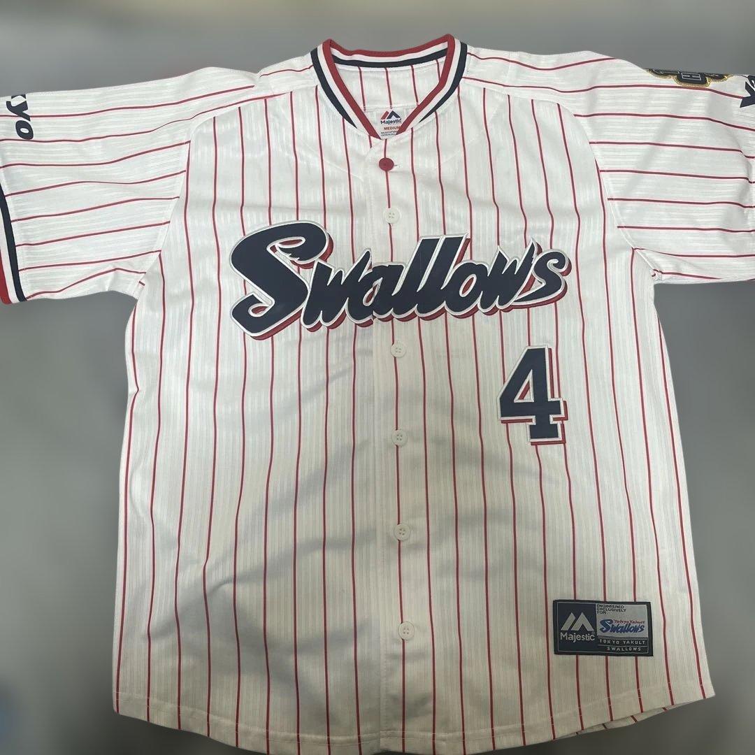 東京ヤクルトスワローズ 4丸山和郁　プロ初ホームラン記念ユニフォーム　Mサイズ