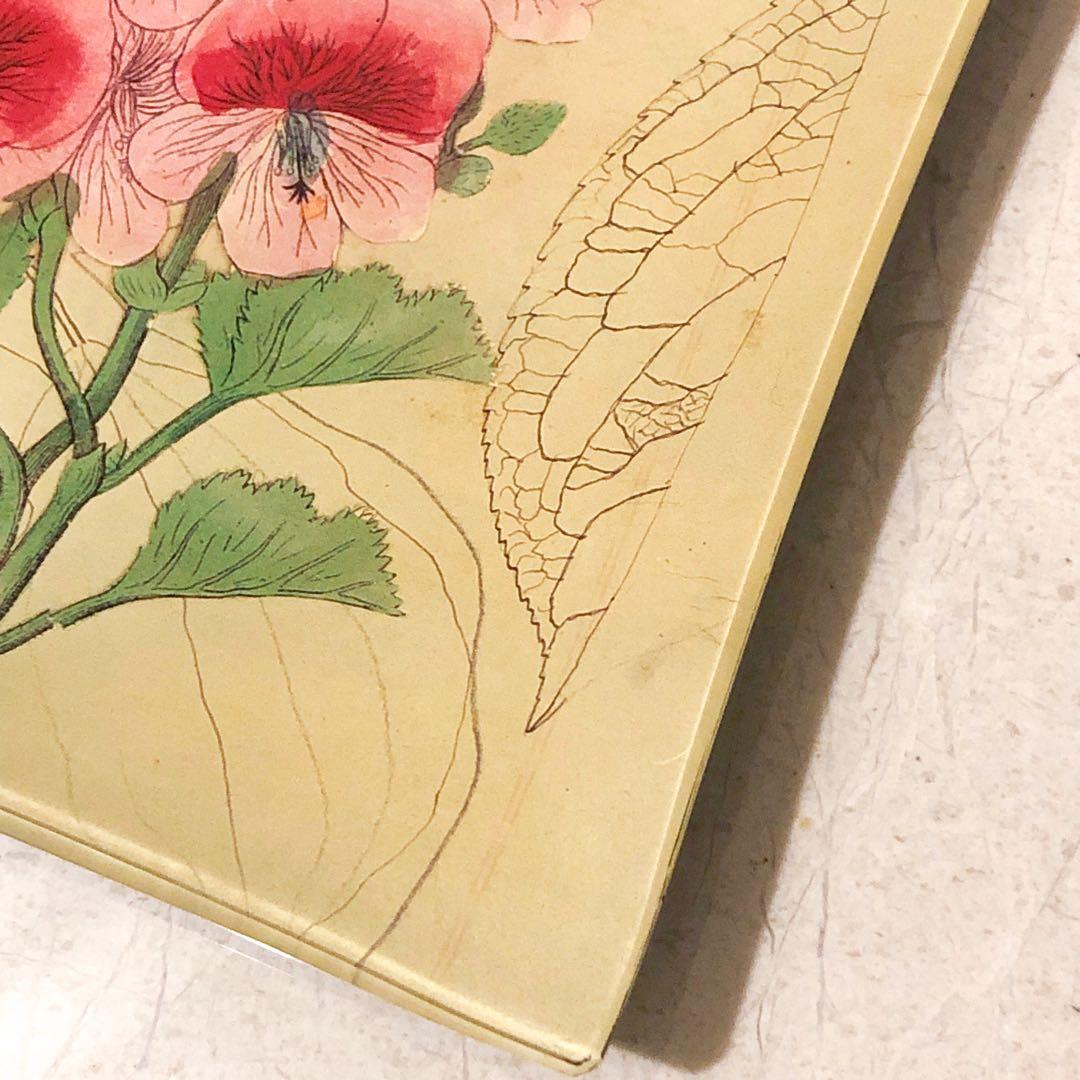 JOHN DERIAN ジョンデリアン　デコパージュトレイ　アンティークフラワー
