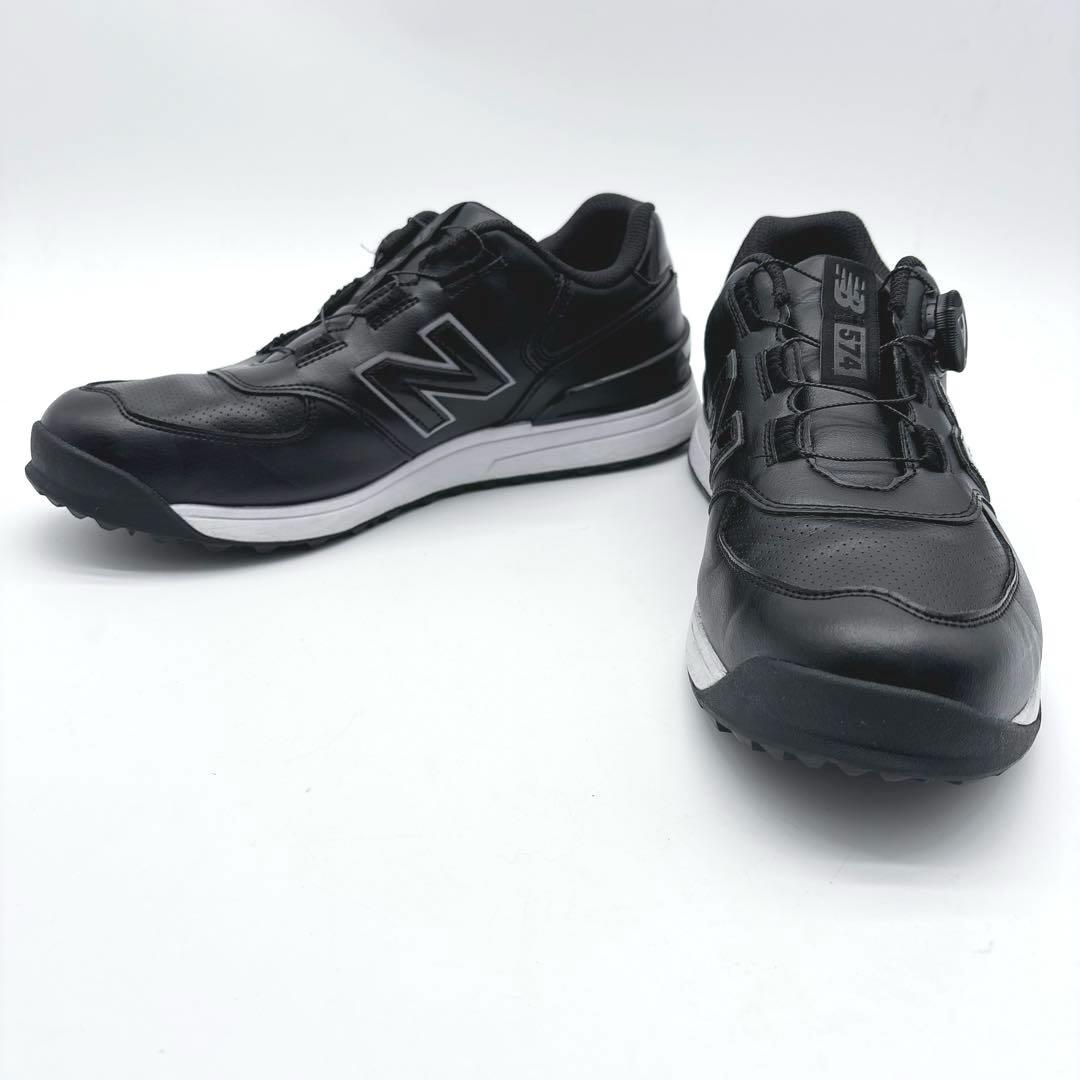 未使用級✨NEW BALANCE 574 スパイクレス　ゴルフシューズ BOA