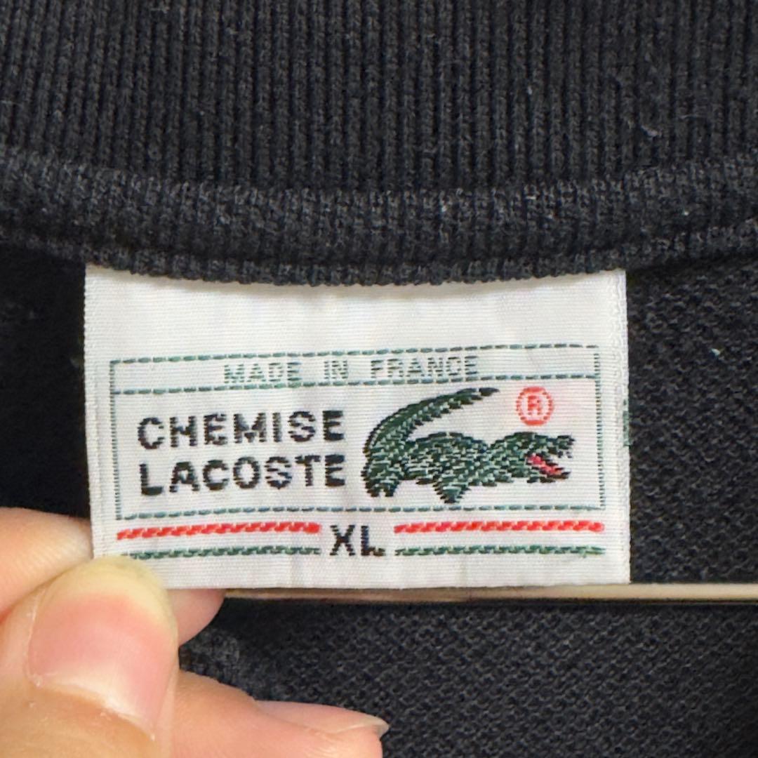 Lacoste 黒 半袖 ポロシャツ