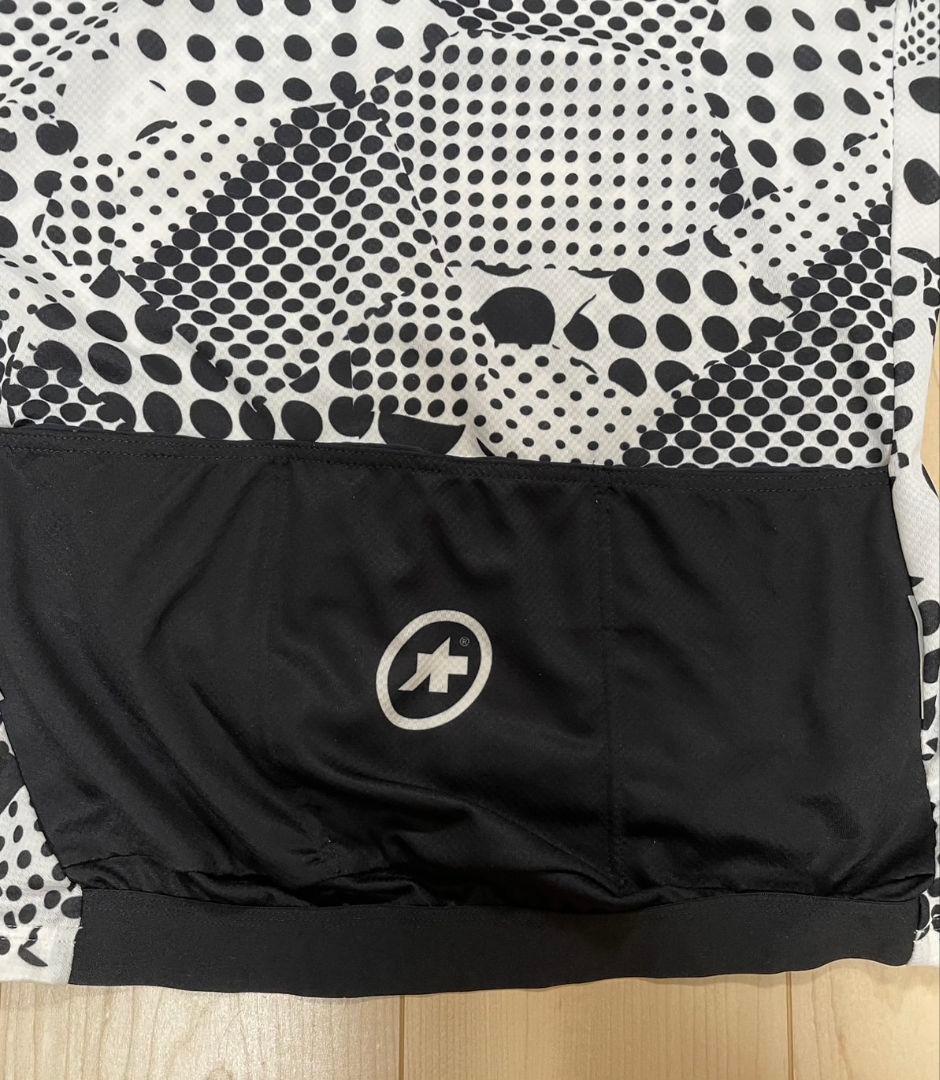 ASSOS サイクルジャージ XLサイズ 白黒ドット