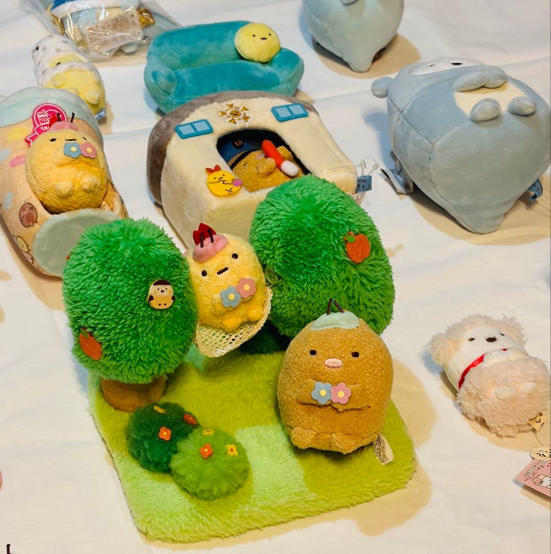 【新品未使用タグ付き多め】すみっコぐらし てのりぬいぐるみ おうち セット売り