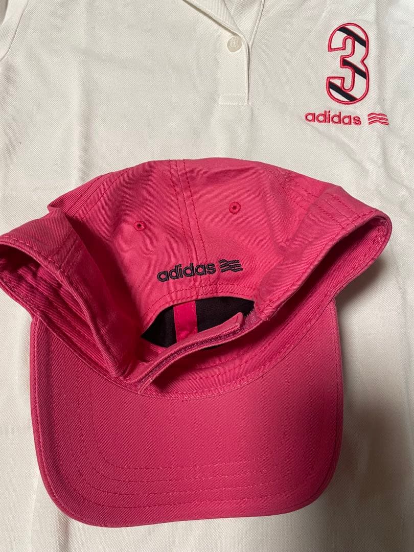 美品‼️adidas ゴルフウェアセット ポロシャツ スカート キャップセット