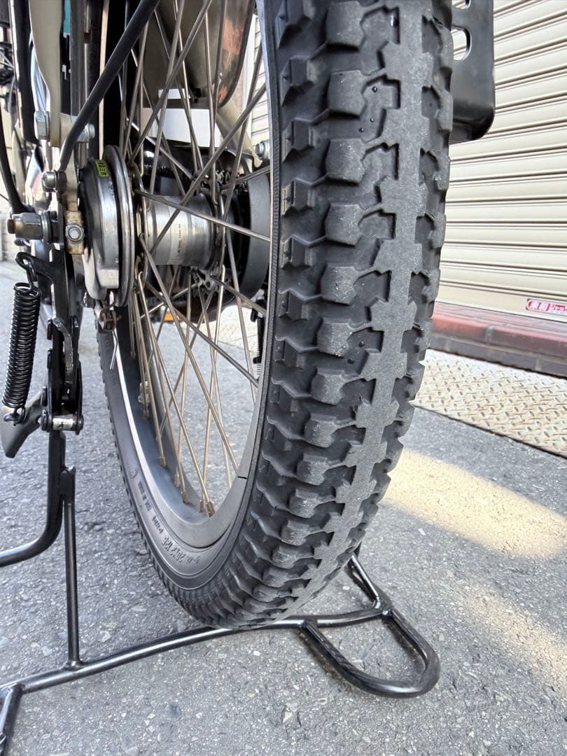 大阪府　子供乗せ　ヤマハ　電動アシスト自転車 チャイルドシート付き ベージュ