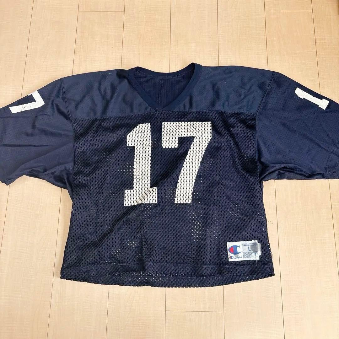 Champion 短丈Football Mesh Shirts レア商品⭐️